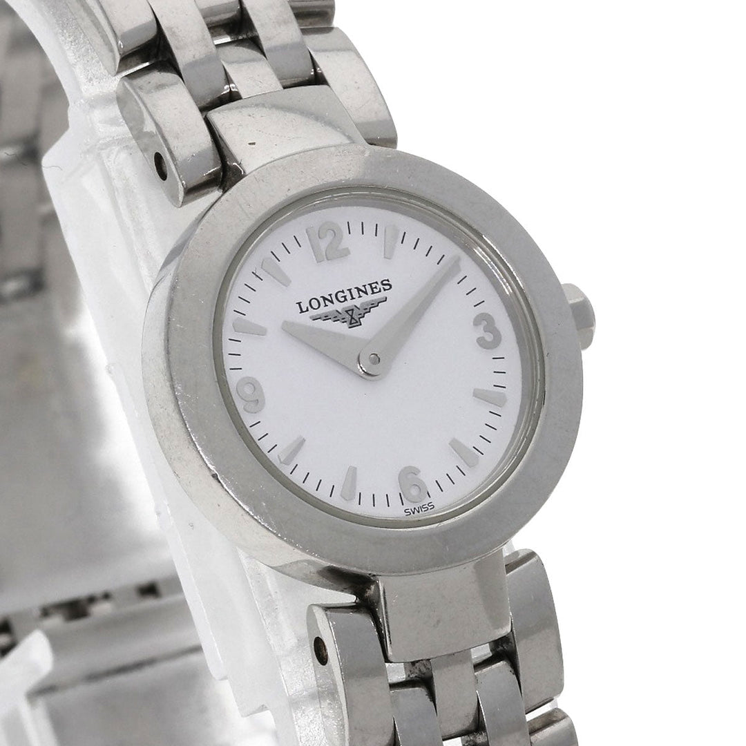 LONGINES Watches Quartz L5.174.4 Stainless Steel , Stainless Steel Silver Dolcevita white dial Women Used Authentic