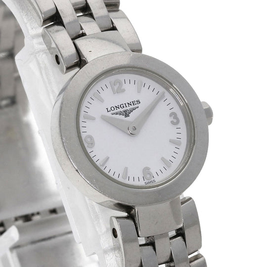 LONGINES Watches Quartz L5.174.4 Stainless Steel , Stainless Steel Silver Dolcevita white dial Women Used Authentic