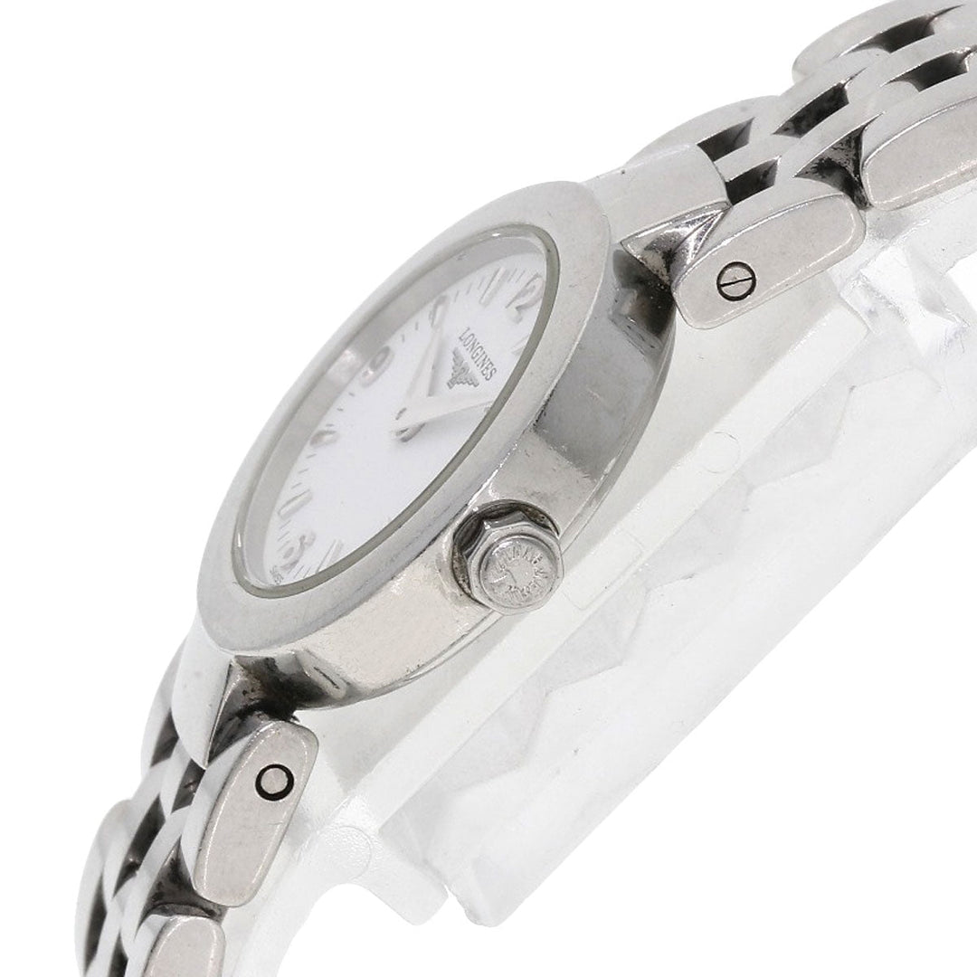 LONGINES Watches Quartz L5.174.4 Stainless Steel , Stainless Steel Silver Dolcevita white dial Women Used Authentic