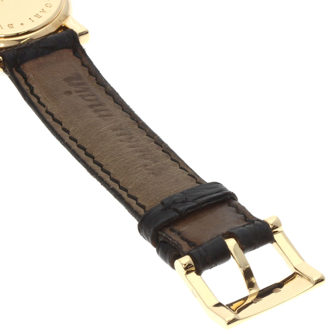 BVLGARI Watches Quartz AT26GL K18YG, leather gold Amphitheater gold dial Women Used Authentic