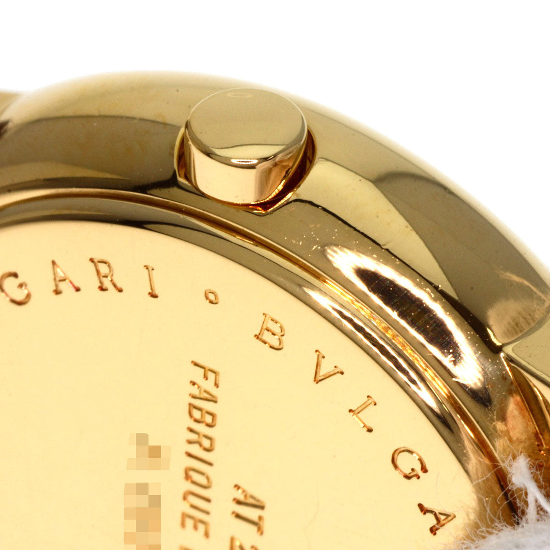 BVLGARI Watches Quartz AT26GL K18YG, leather gold Amphitheater gold dial Women Used Authentic