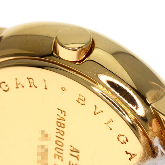 BVLGARI Watches Quartz AT26GL K18YG, leather gold Amphitheater gold dial Women Used Authentic