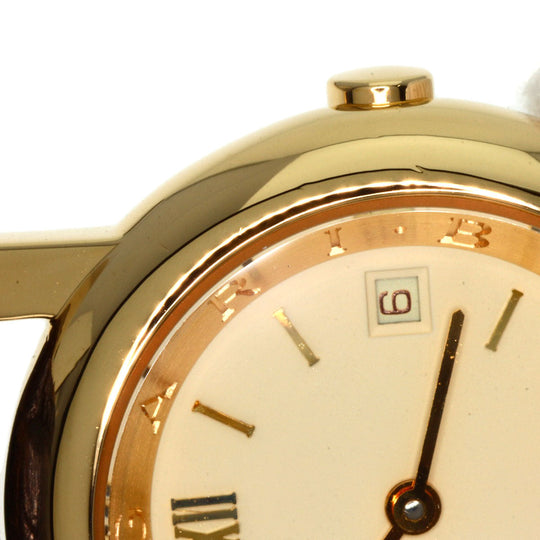 BVLGARI Watches Quartz AT26GL K18YG, leather gold Amphitheater gold dial Women Used Authentic