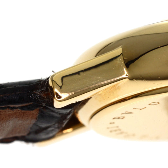 BVLGARI Watches Quartz AT26GL K18YG, leather gold Amphitheater gold dial Women Used Authentic