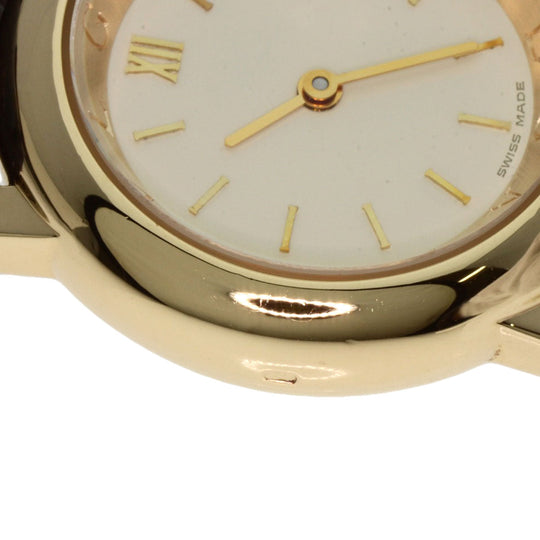 BVLGARI Watches Quartz AT26GL K18YG, leather gold Amphitheater gold dial Women Used Authentic