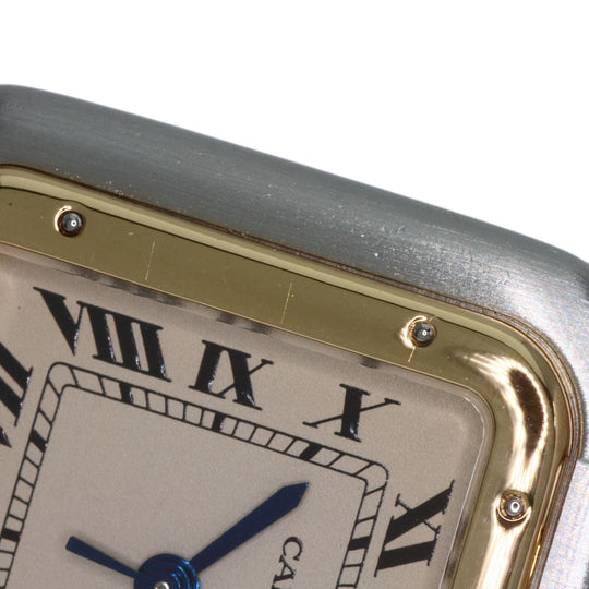 CARTIER Watches Quartz W25028B6 Stainless Steel , SSxK18YG , K18YG gold PANTHEREMM 2 Row Ivory dial mens Used Authentic