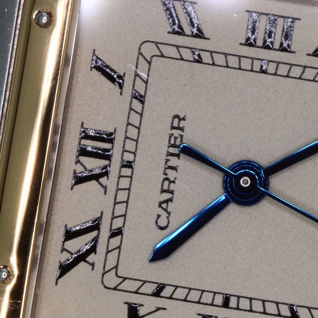 CARTIER Watches Quartz W25028B6 Stainless Steel , SSxK18YG , K18YG gold PANTHEREMM 2 Row Ivory dial mens Used Authentic
