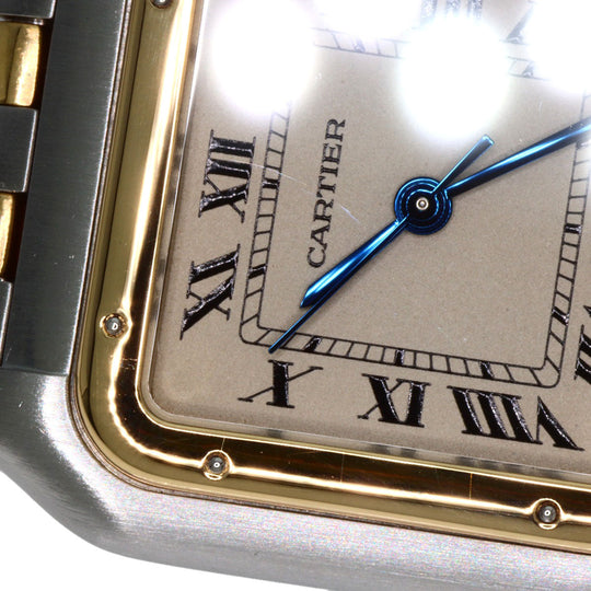 CARTIER Watches Quartz W25028B6 Stainless Steel , SSxK18YG , K18YG gold PANTHEREMM 2 Row Ivory dial mens Used Authentic
