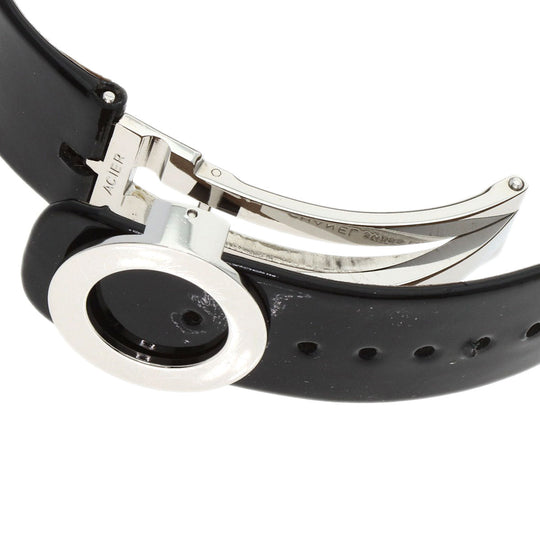 CHANEL Watches Quartz H0579 Stainless Steel, Leather Silver La Ronde black dial Women Used Authentic
