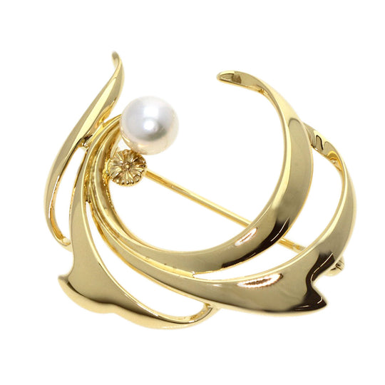 MIKIMOTO Brooch 18K Yellow Gold gold Pearl