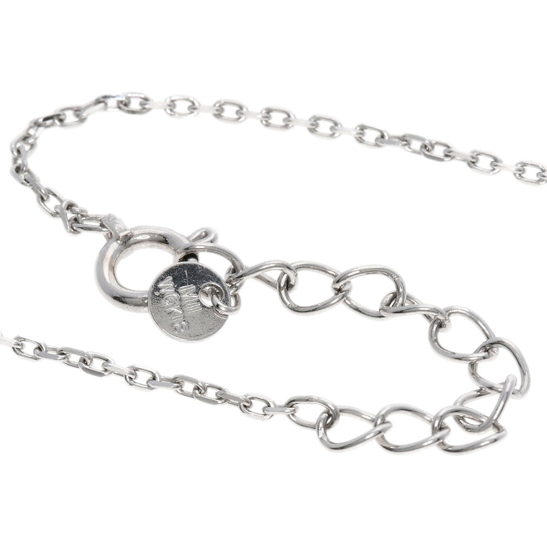 MIKIMOTO Necklace K18WG Silver Baby Pearl Pearl Perlita Women Used Authentic