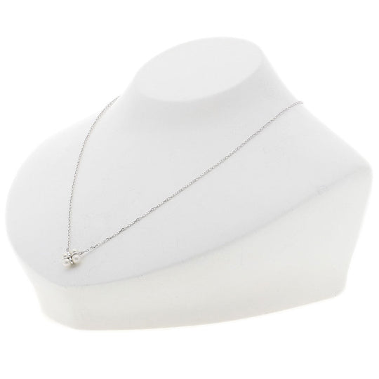 MIKIMOTO Necklace K18WG Silver Baby Pearl Pearl Perlita Women Used Authentic