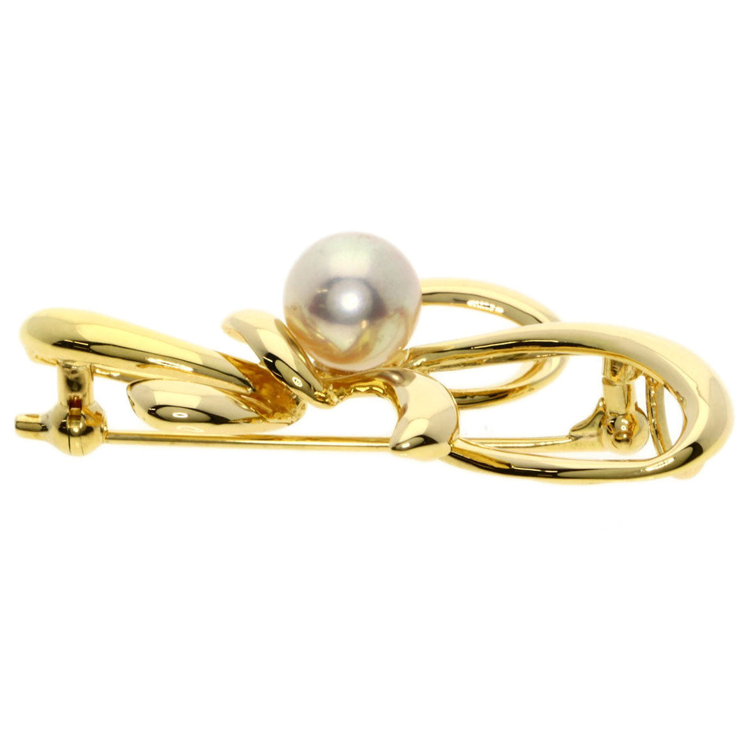 TASAKI Brooch 18K Yellow Gold gold Akoya pearl Pearl Women Used Authentic