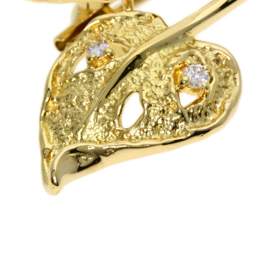 TASAKI Brooch 18K Yellow Gold gold Golden Pearl Diamond