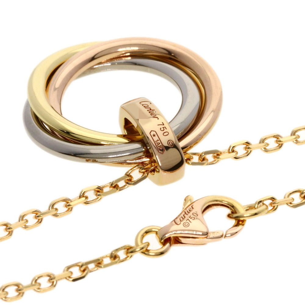 CARTIER Necklace 18K Yellow Gold gold Trinity diamond