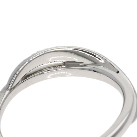 4℃ Ring PT950 Silver diamond Women Used Authentic