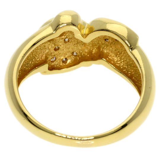 Dior Ring 18K Yellow Gold gold diamond Women Used Authentic
