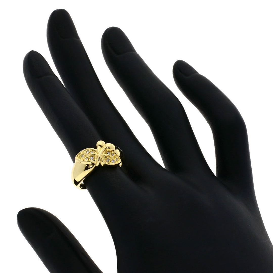 Dior Ring 18K Yellow Gold gold diamond Women Used Authentic