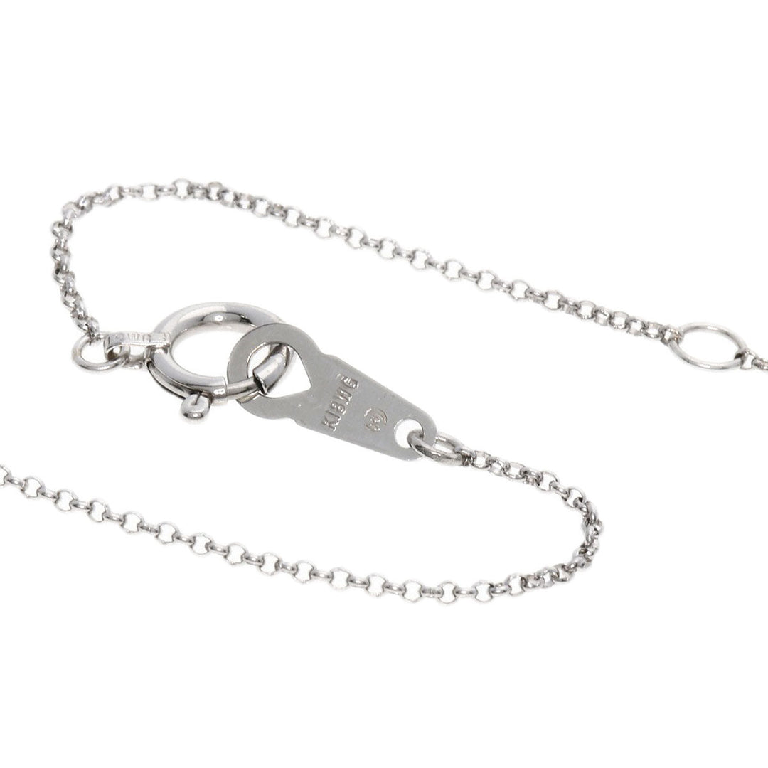 TASAKI Necklace K18WG Silver Heart diamond