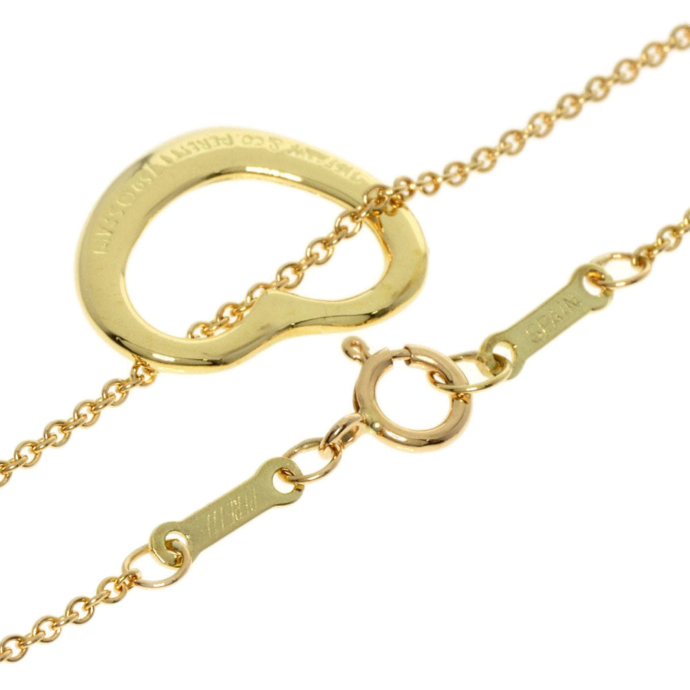 TIFFANY&Co. Necklace 18K Yellow Gold gold Open heart Women Used Authentic