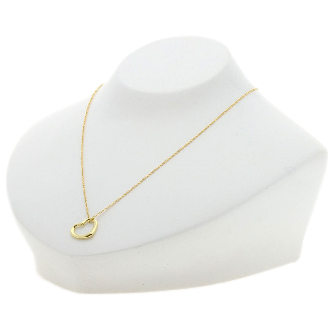 TIFFANY&Co. Necklace 18K Yellow Gold gold Open heart Women Used Authentic