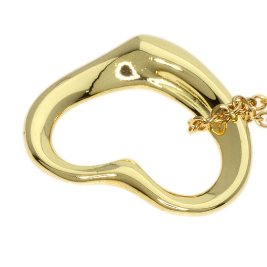 TIFFANY&Co. Necklace 18K Yellow Gold gold Open heart Women Used Authentic