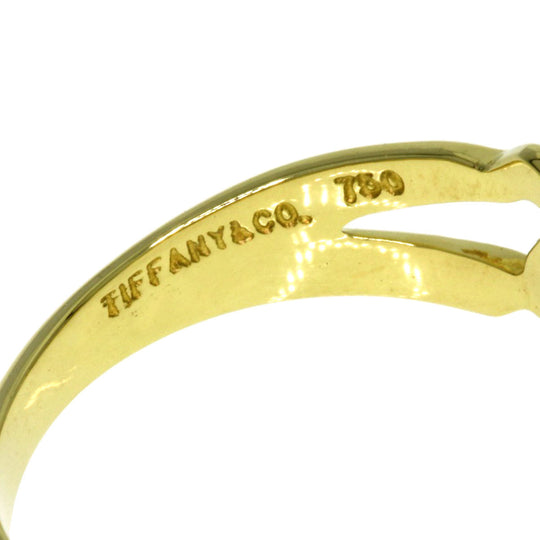 TIFFANY&Co. Ring 18K Yellow Gold gold Triple rubbing heart Women Used Authentic