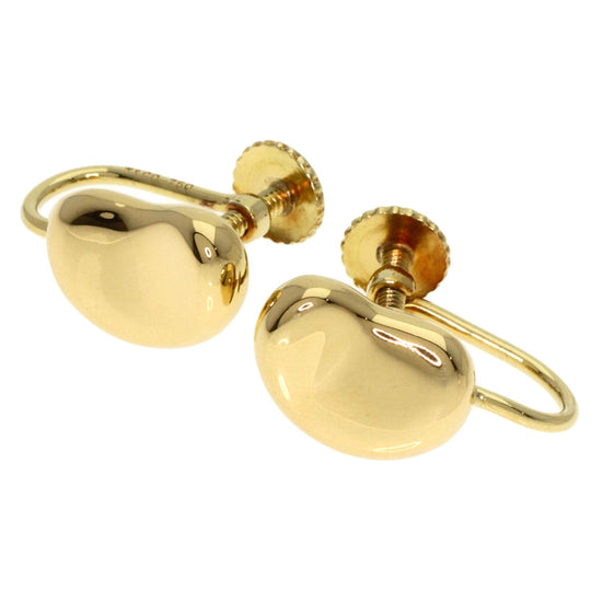 TIFFANY&Co. Earring 18K Yellow Gold gold Bean Women Used Authentic