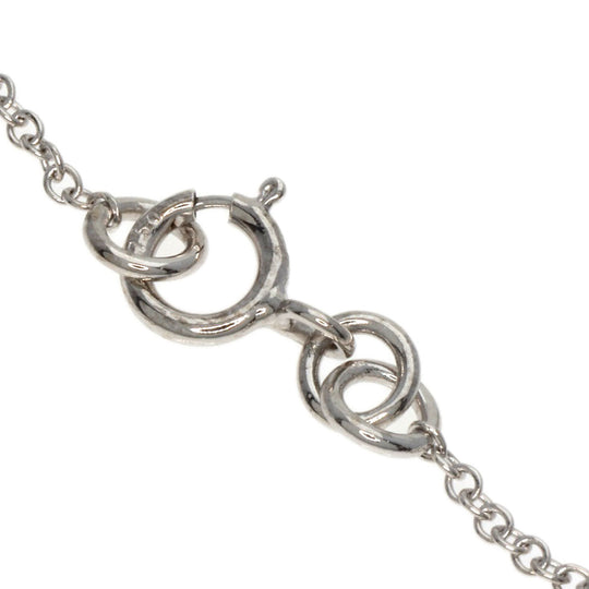 TIFFANY&Co. Necklace K18WG Silver cross Women Used Authentic