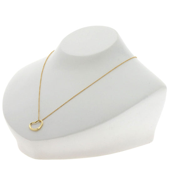 TIFFANY&Co. Necklace 18K Yellow Gold gold Open heart Women Used Authentic