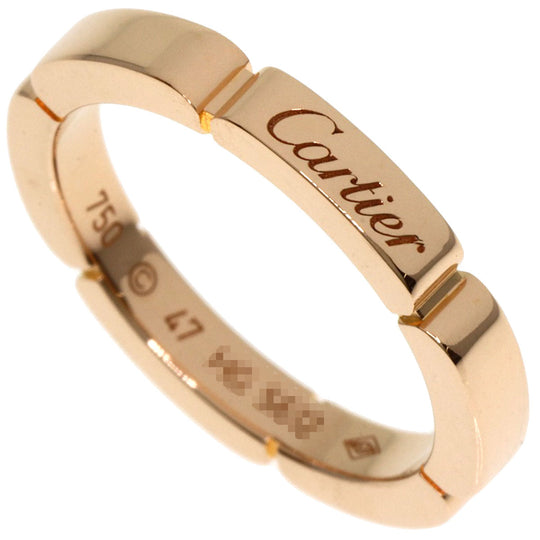 CARTIER Ring 18K Pink Gold gold Mayon PANTHERE #47 Women Used Authentic