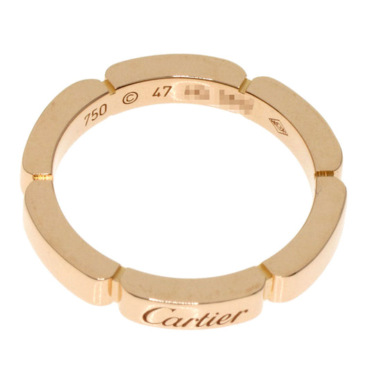 CARTIER Ring 18K Pink Gold gold Mayon PANTHERE #47 Women Used Authentic