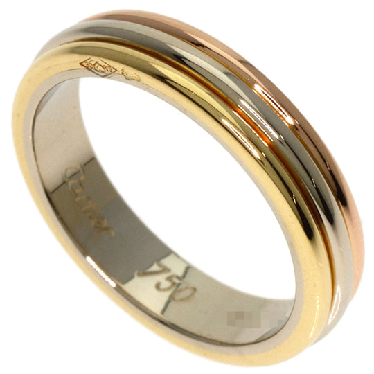 CARTIER Ring K18YG , K18WG , K18PG gold Three colors # 48 Women Used Authentic