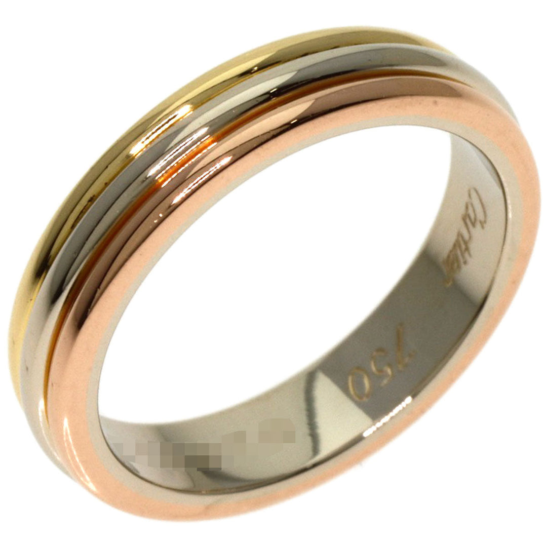 CARTIER Ring K18YG , K18WG , K18PG gold Three colors # 48 Women Used Authentic