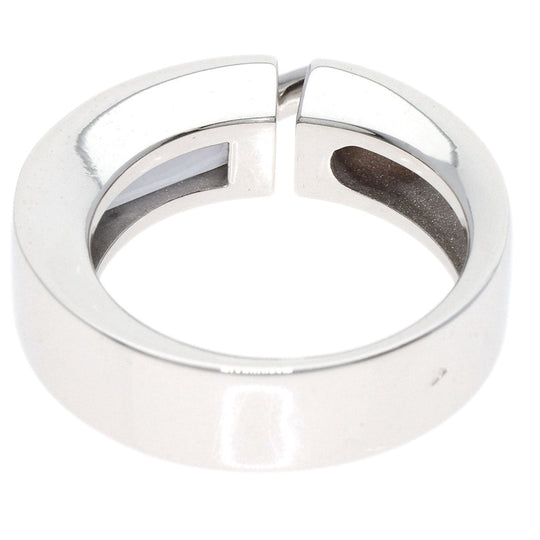 Chaumet Ring K18WG Silver Lianne Diamond #54 Women Used Authentic