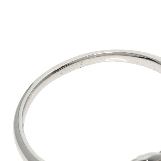 MIKIMOTO Ring K14WG Silver Pearl