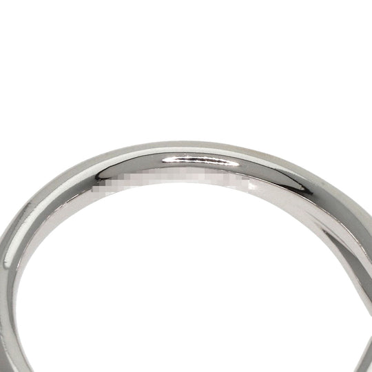 Chaumet Ring PT950 Silver Lien Solitaire Diamond