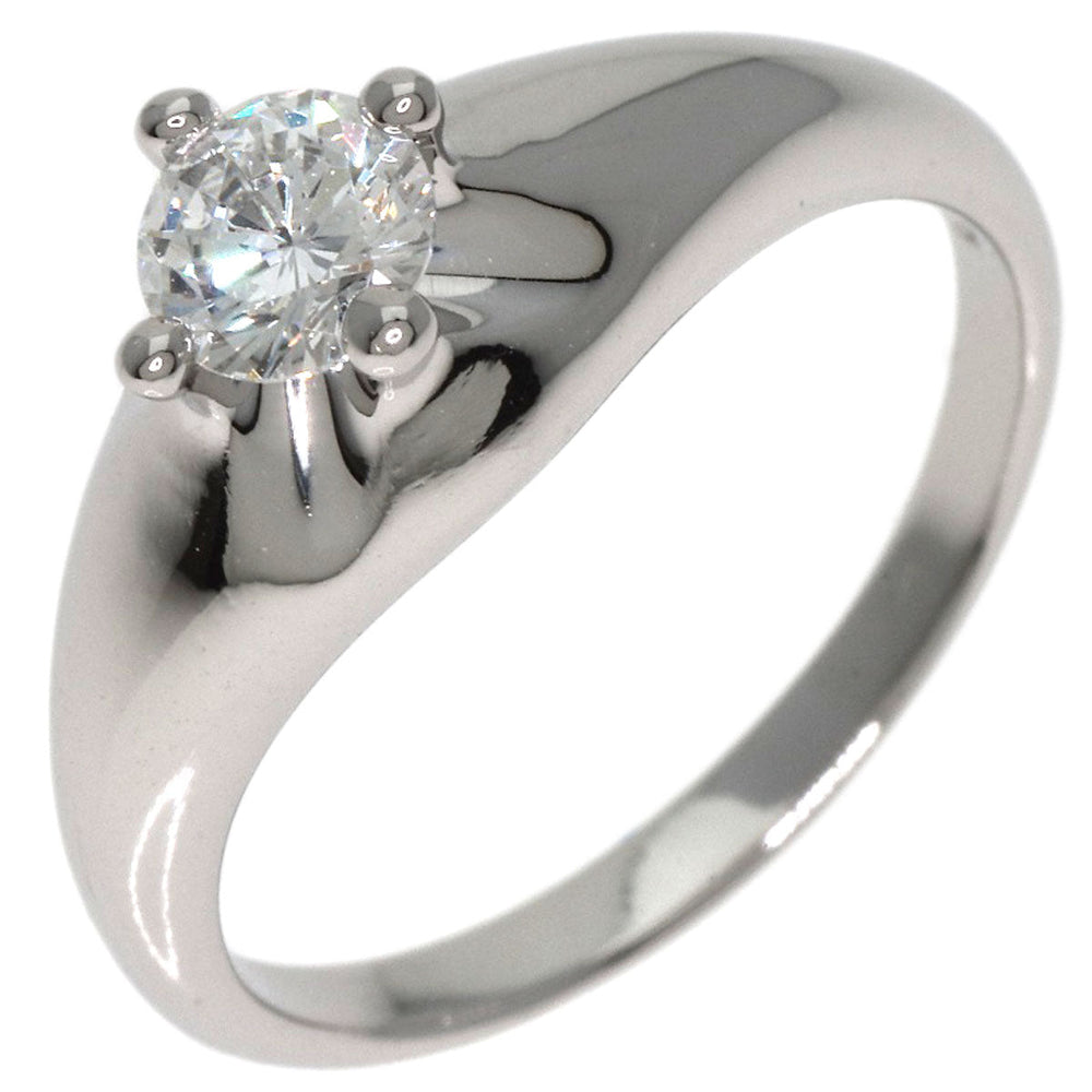 BVLGARI Ring PT950 Silver Corona Diamond
