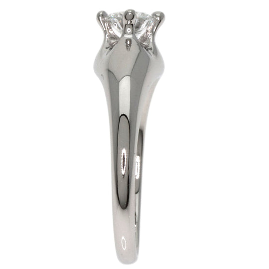 BVLGARI Ring PT950 Silver Corona Diamond