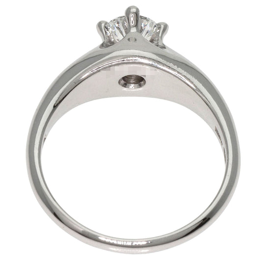 BVLGARI Ring PT950 Silver Corona Diamond