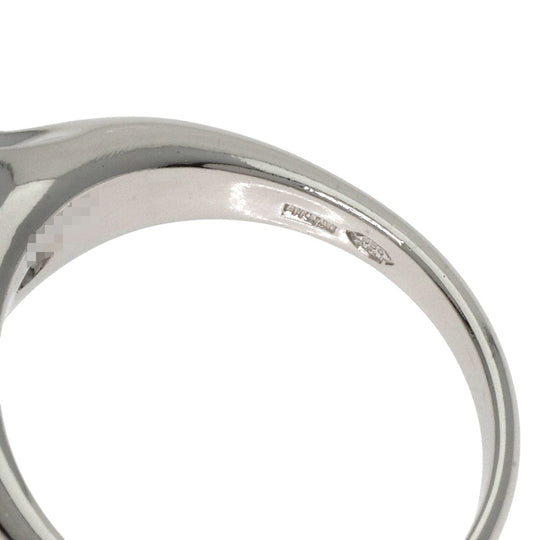 BVLGARI Ring PT950 Silver Corona Diamond