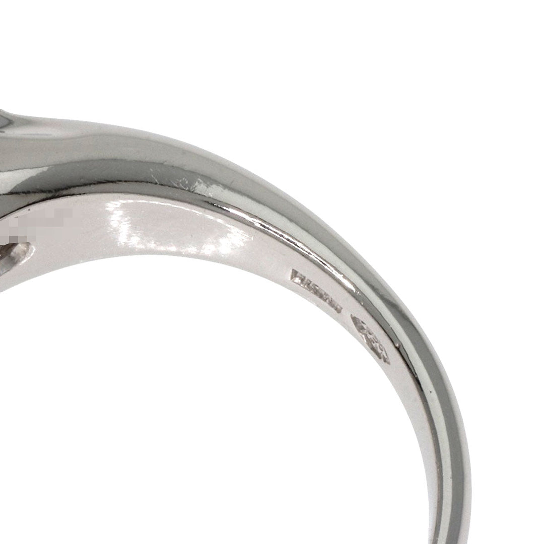 BVLGARI Ring PT950 Silver Corona Diamond
