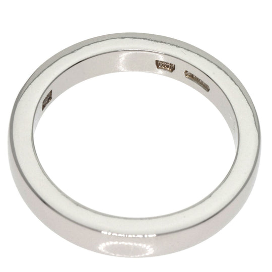 BVLGARI Ring PT950 Silver Marry Me 1P Diamond Women Used Authentic