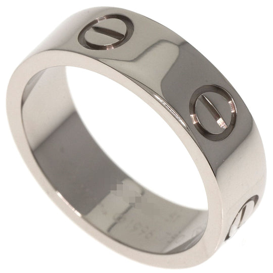 CARTIER Ring K18WG Silver Love Ring #51