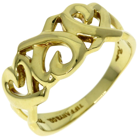 TIFFANY&Co. Ring 18K Yellow Gold gold Triple rubbing heart