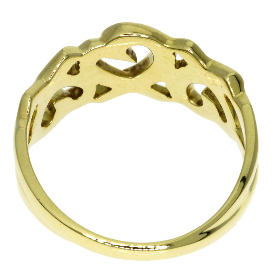 TIFFANY&Co. Ring 18K Yellow Gold gold Triple rubbing heart