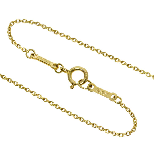 TIFFANY&Co. Necklace 18K Yellow Gold gold Open heart Women Used Authentic