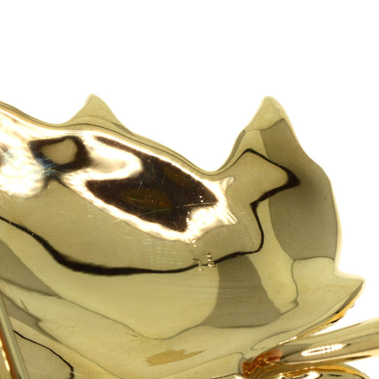 TIFFANY&Co. Brooch 18K Yellow Gold gold Maple leaf