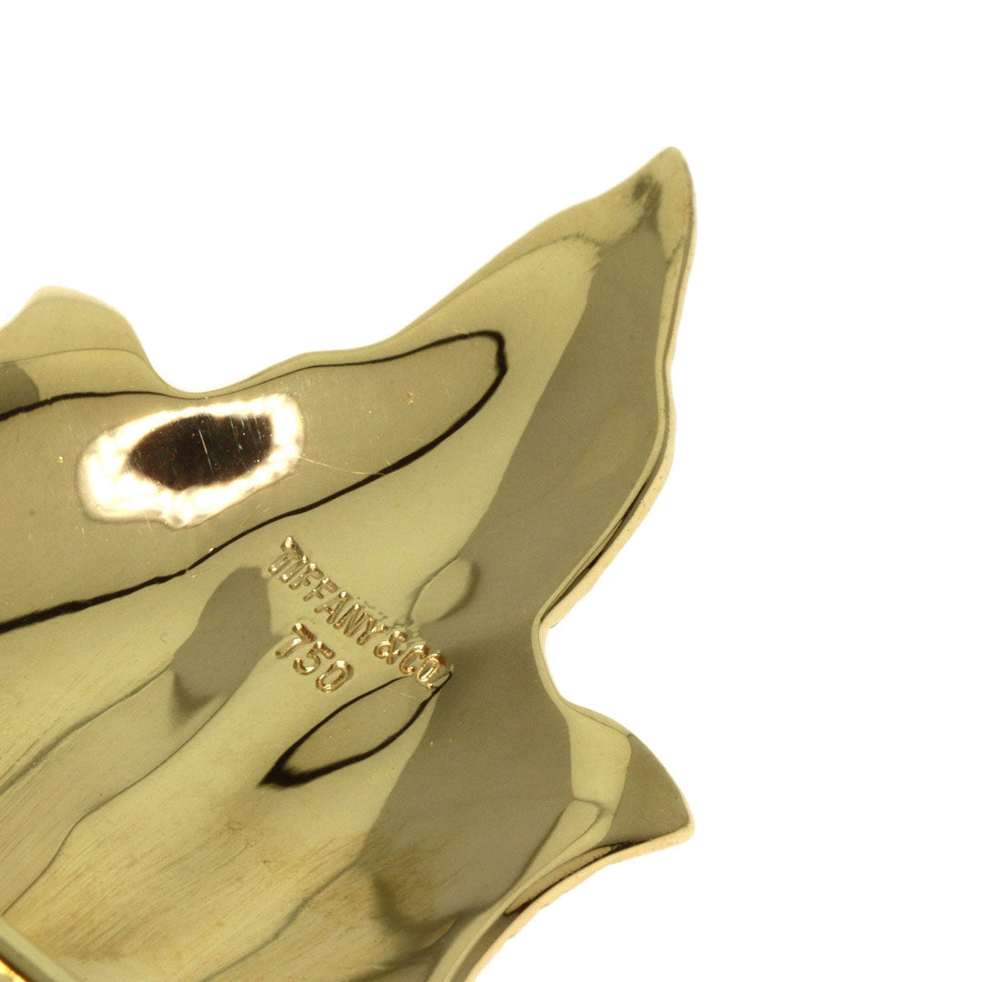 TIFFANY&Co. Brooch 18K Yellow Gold gold Maple leaf