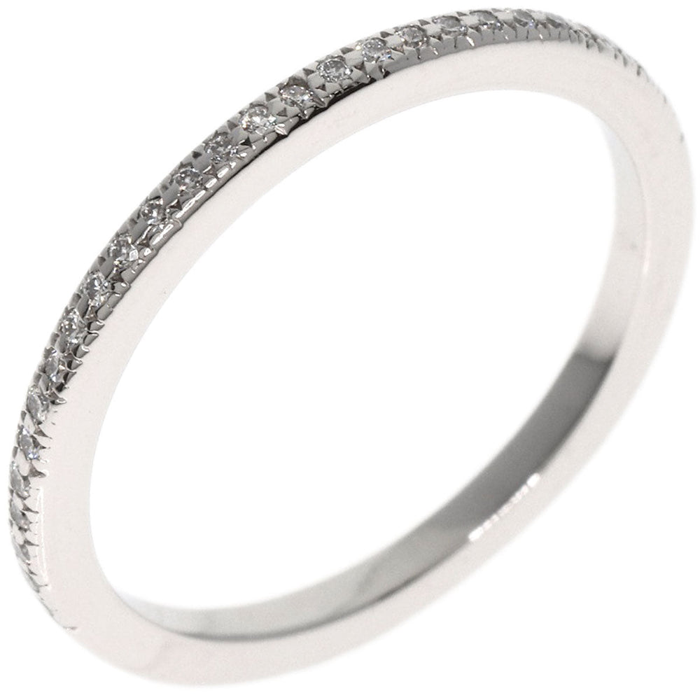 TIFFANY&Co. Ring PT950 Silver Half eternity diamond